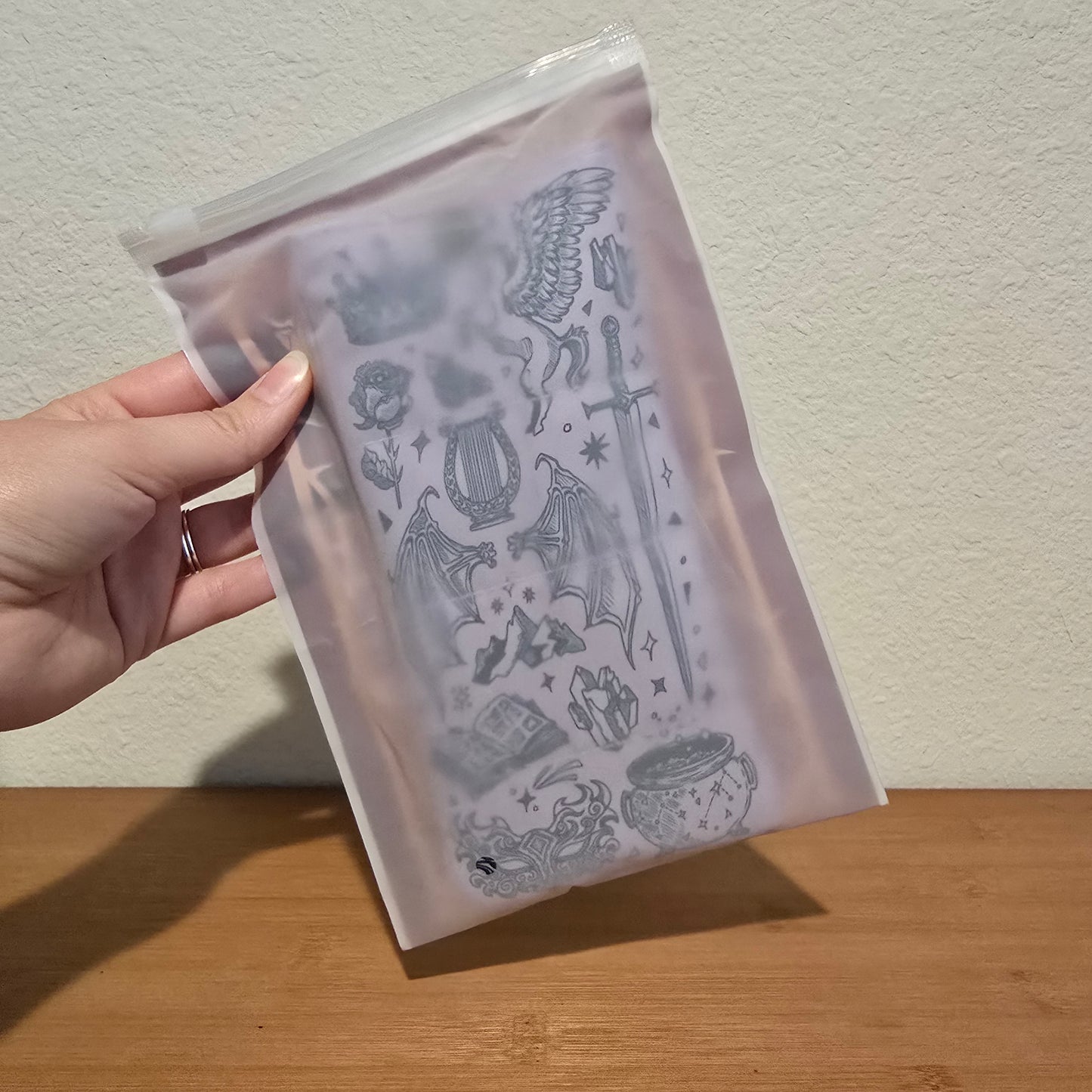 A Court of Thorns and Roses Puffy Accessory Pouch (The Darkly Box)