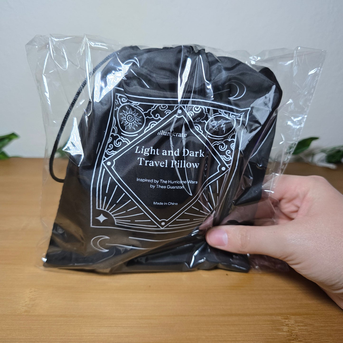 ☀️🌑 Light & Dark Travel Pillow – Illumicrate Exclusive - EnchantedBindings