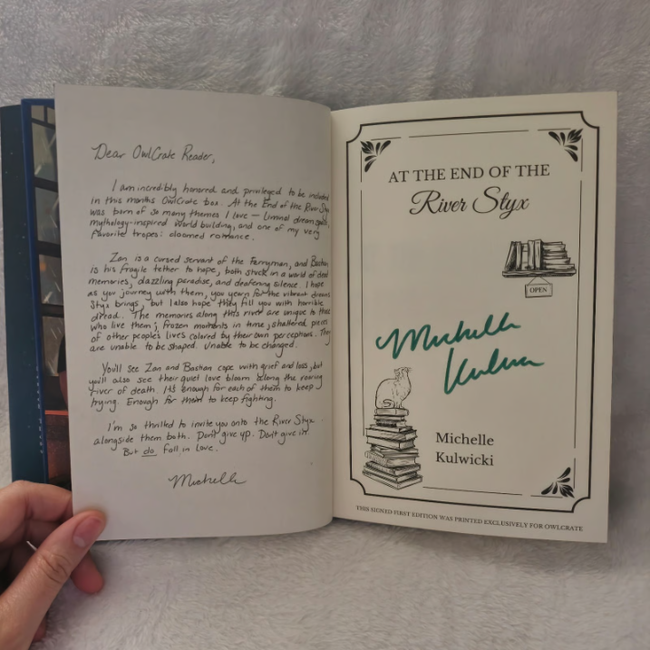 At the End of the River Styx by Michelle Kulwicki (Exclusive OwlCrate Edition) - EnchantedBindings