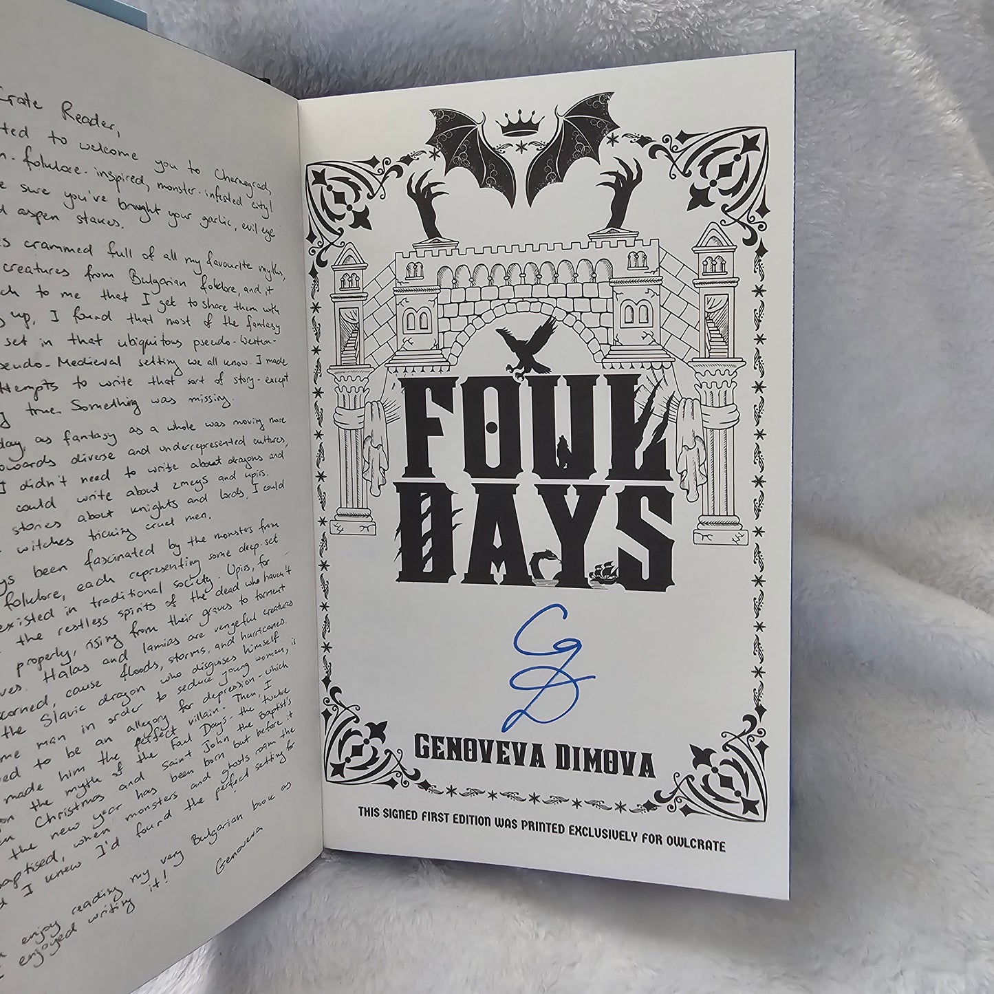 Foul Days by Genoveva Dimova (Exclusive OwlCrate Edition)