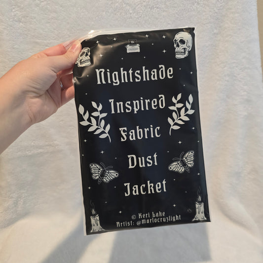 Nightshade inspired Fabric Dust Jacket (The Darkly Box) - EnchantedBindings