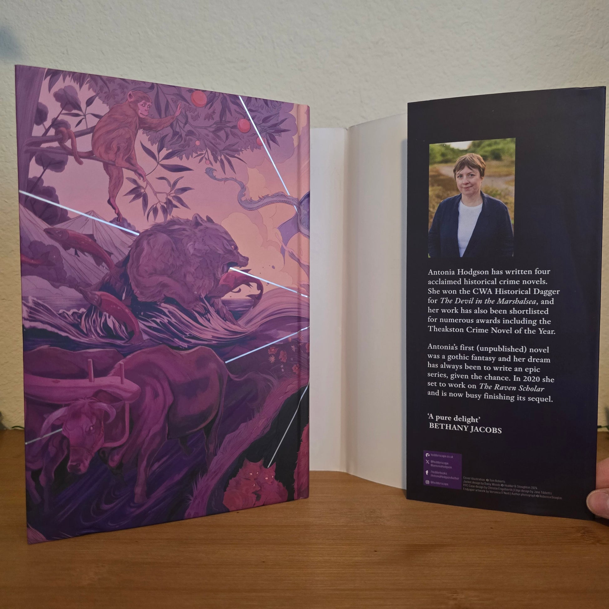 The Raven Scholar by Antonia Hodgson – Illumicrate Exclusive Edition - EnchantedBindings