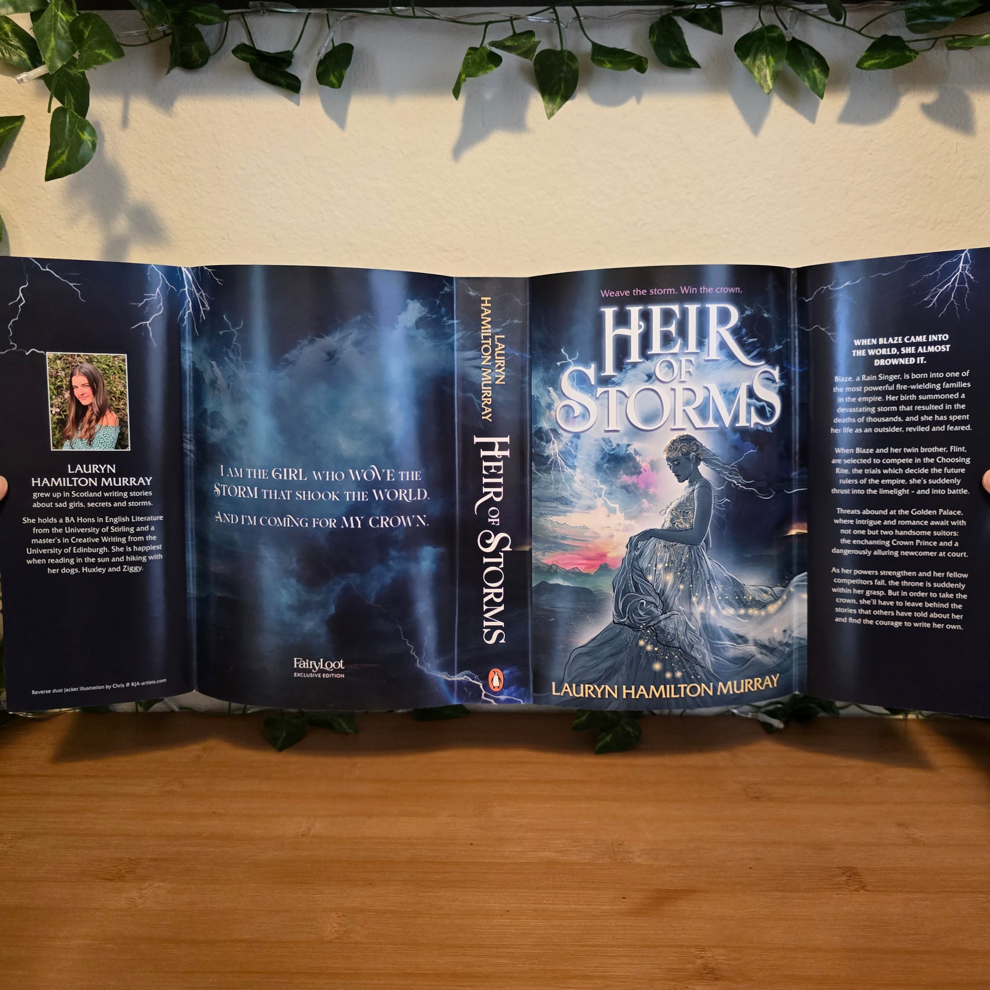 Heir of Storms by Lauryn Hamilton Murray - FairyLoot Exclusive Edition - EnchantedBindings