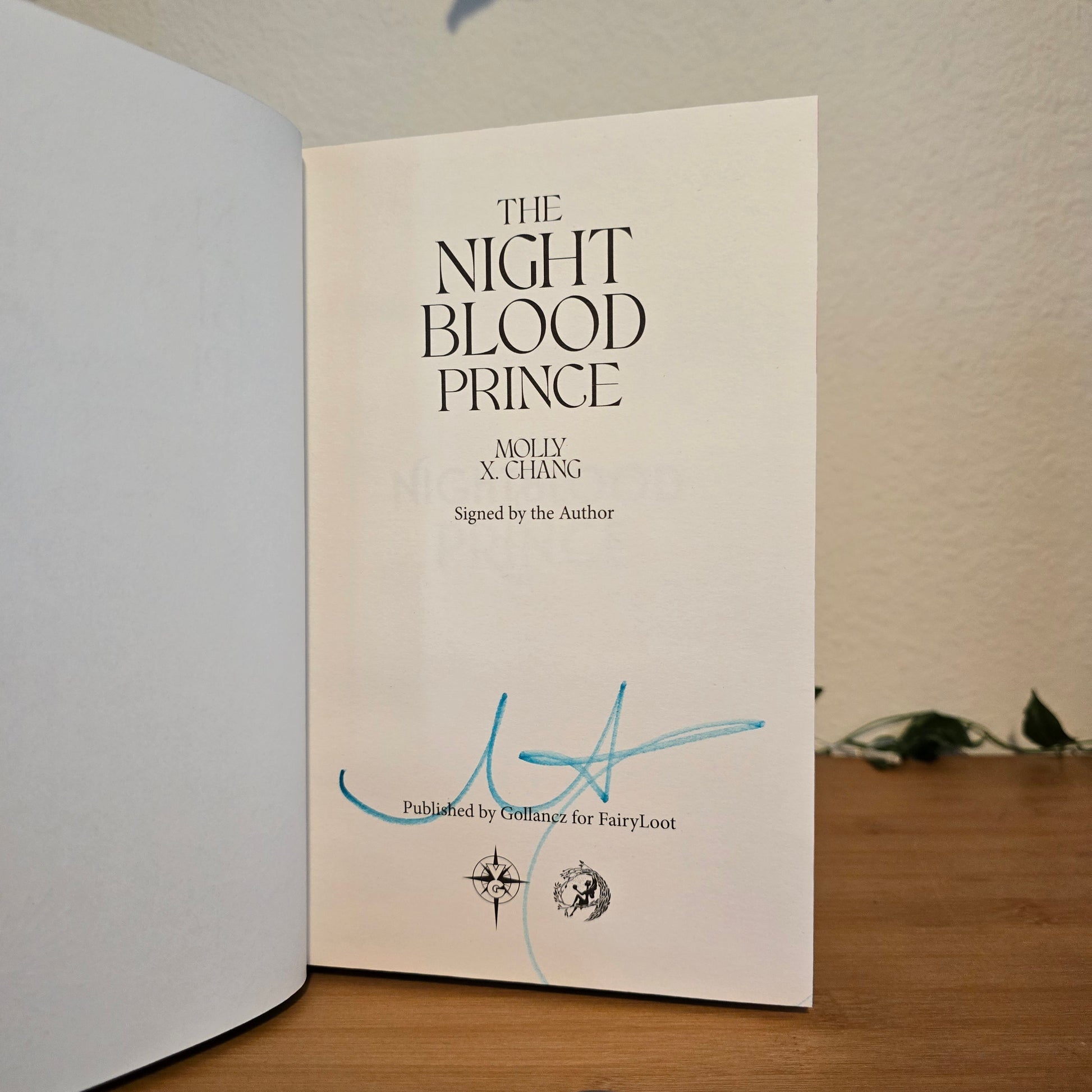 The Nightblood Prince by Molly X. Chang - FairyLoot Exclusive Edition - EnchantedBindings
