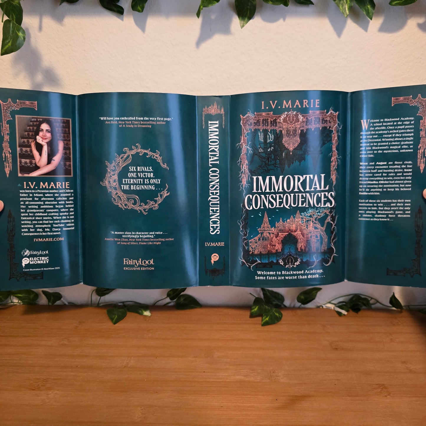 Immortal Consequences by I.V. Marie - FairyLoot Exclusive Edition - EnchantedBindings