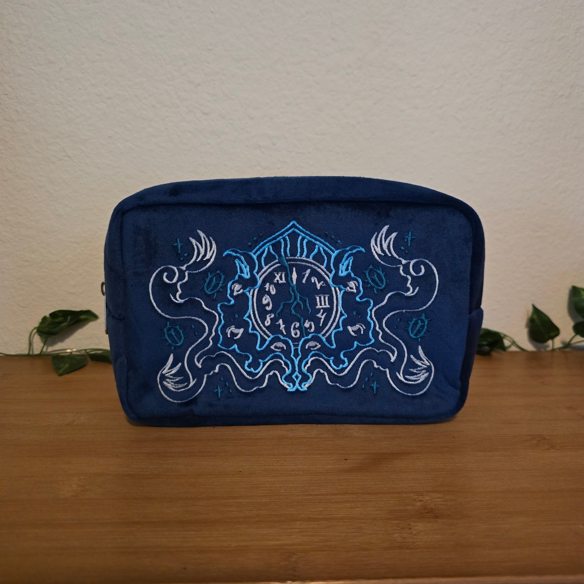 The Heart of Time Embroidered Pouch – Illumicrate Exclusive - EnchantedBindings