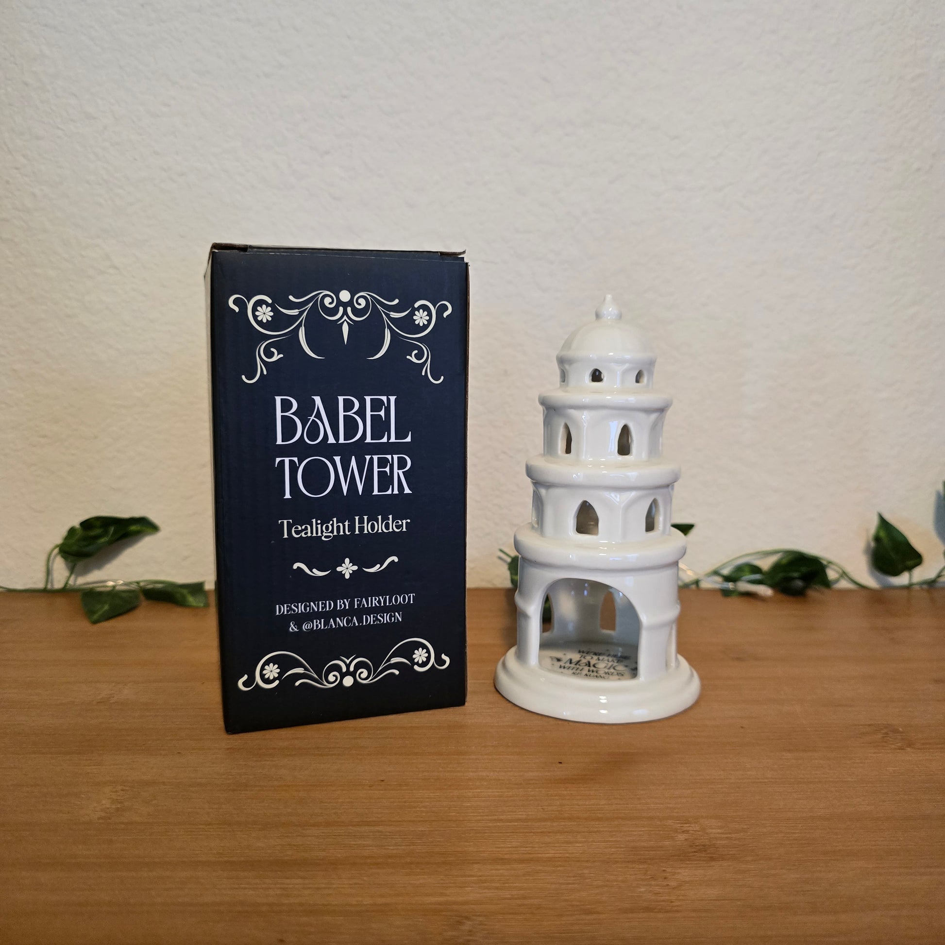 Babel Tealight Candle Holder – FairyLoot Exclusive - EnchantedBindings