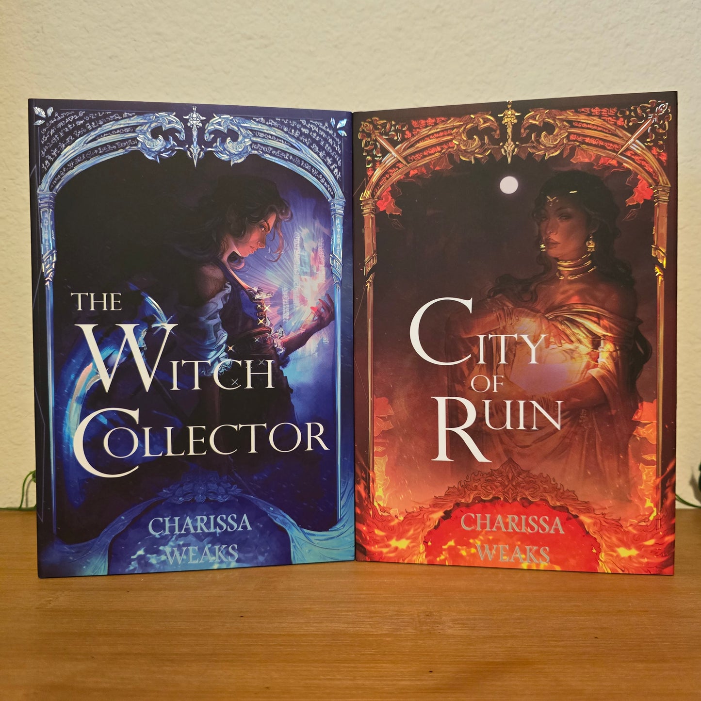 The Witch Collector & City of Ruin by Charissa Weaks — The Arcane Society Exclusive Bundle (Signed)