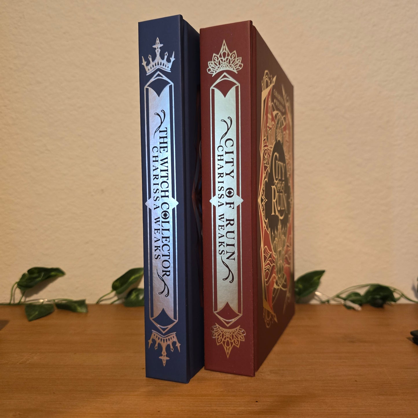 The Witch Collector & City of Ruin by Charissa Weaks — The Arcane Society Exclusive Bundle (Signed)