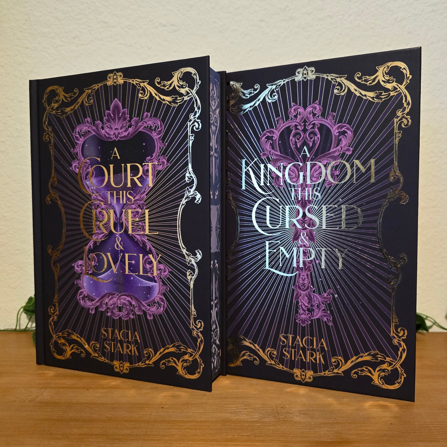 A Court This Cruel and Lovely & A Kingdom This Cursed and Empty by Stacia Stark — The Arcane Society Exclusive Bundle (Signed)