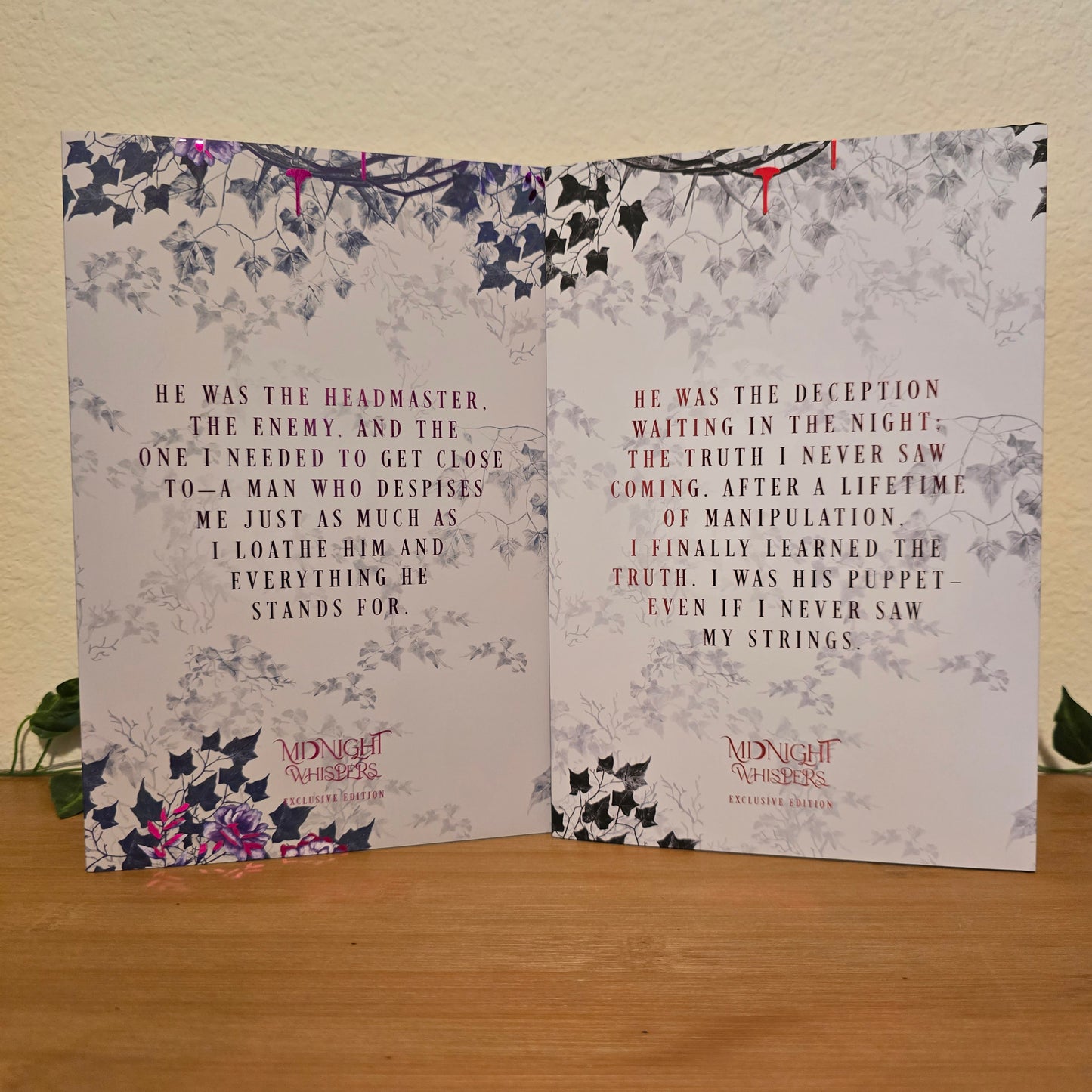 The Coven & The Cursed by Harper L. Woods — Midnight Whispers Exclusive Edition Bundle (Signed)