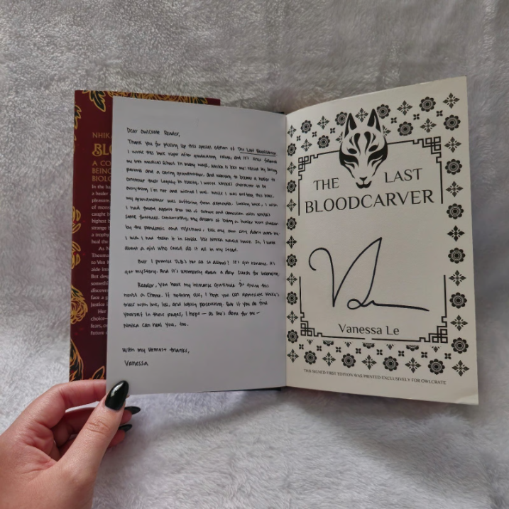 The Last Bloodcarver by Vanessa Le (Exclusive OwlCrate Edition)