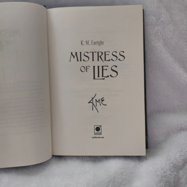 Mistress of Lies by K.M. Enright (Exclusive Illumicrate Edition)