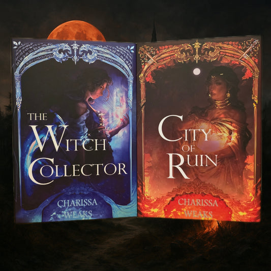 The Witch Collector & City of Ruin by Charissa Weaks — The Arcane Society Exclusive Bundle (Signed)