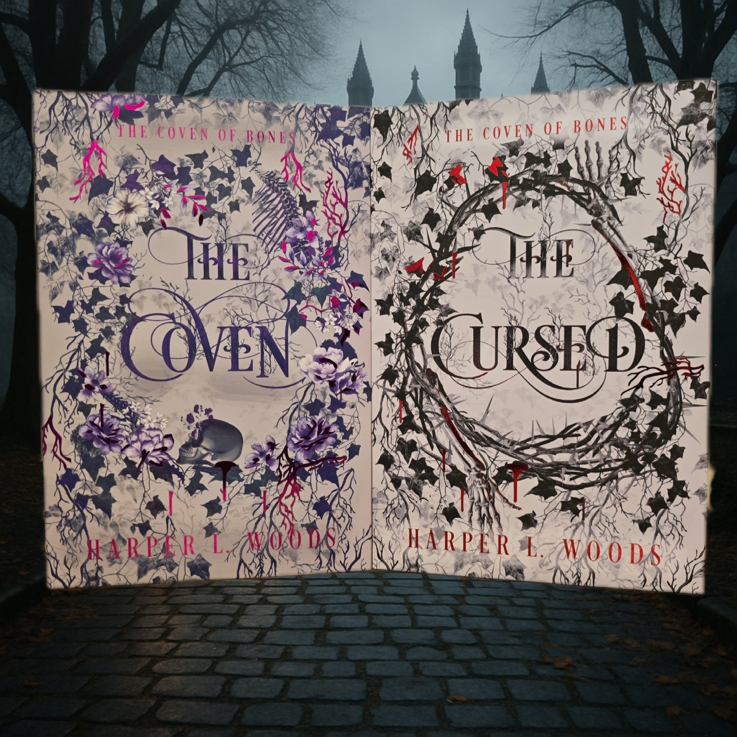 The Coven & The Cursed by Harper L. Woods — Midnight Whispers Exclusive Edition Bundle (Signed)